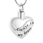 Женское украшение с орнаментом Always in My сердечко Кремация Jewelry, браслет с пеплом сердцем, память на животную, человеческого пепла Holder