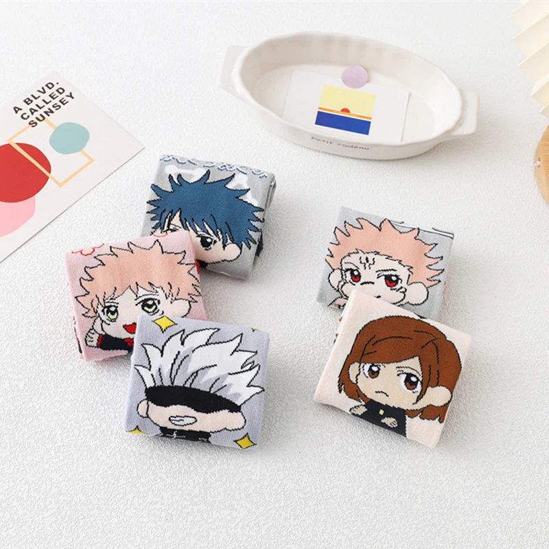 Носки для косплея по мотивам аниме хлопок цвета в ассортименте - купить выгодной