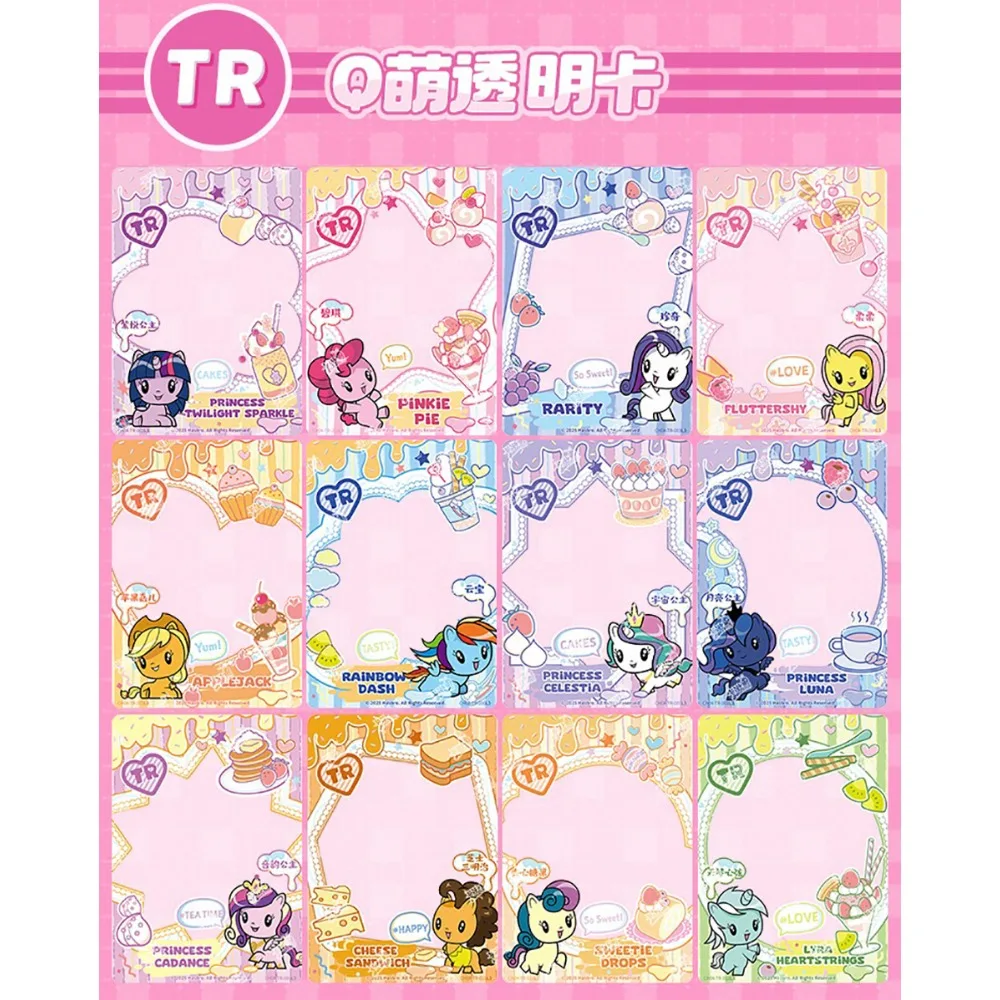 Подлинная карта Kayou My Little Pony для детей Rainbow Dash Twilight Sparkle Apple Jack Limited коллекционная