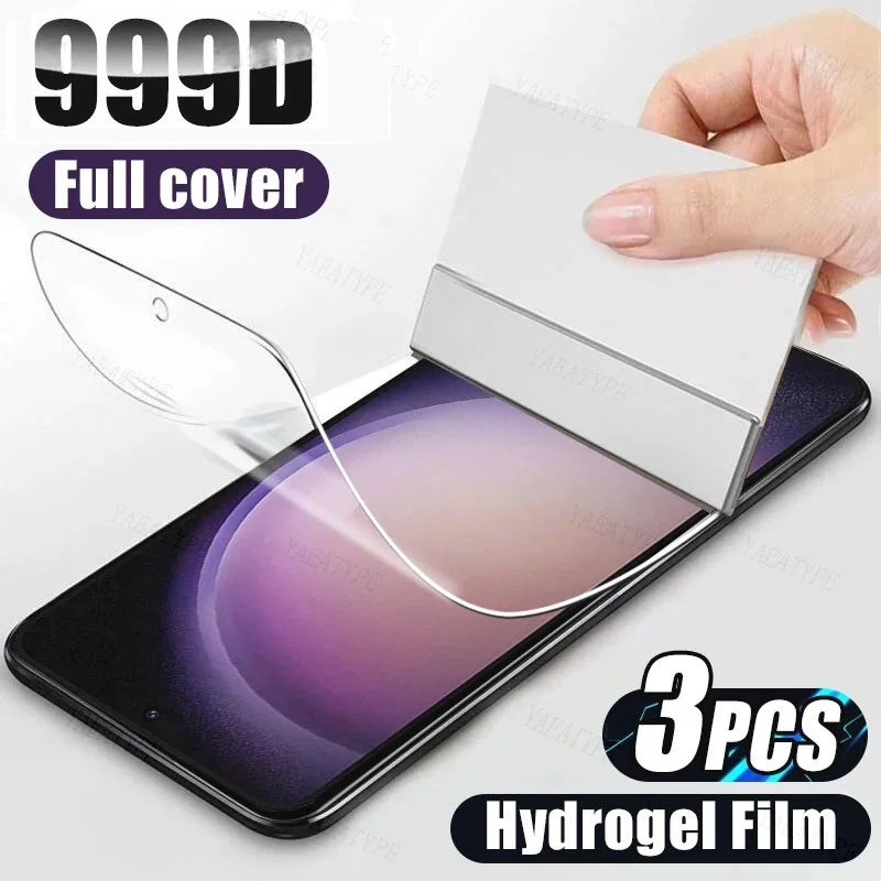 

3PCS For Samsung Galaxy F14 F23 F13 F04 F34 F54 F62 F22 F41 F12 F42 5G F02S F52 Hydrogel Film Screen Protector Protective Film