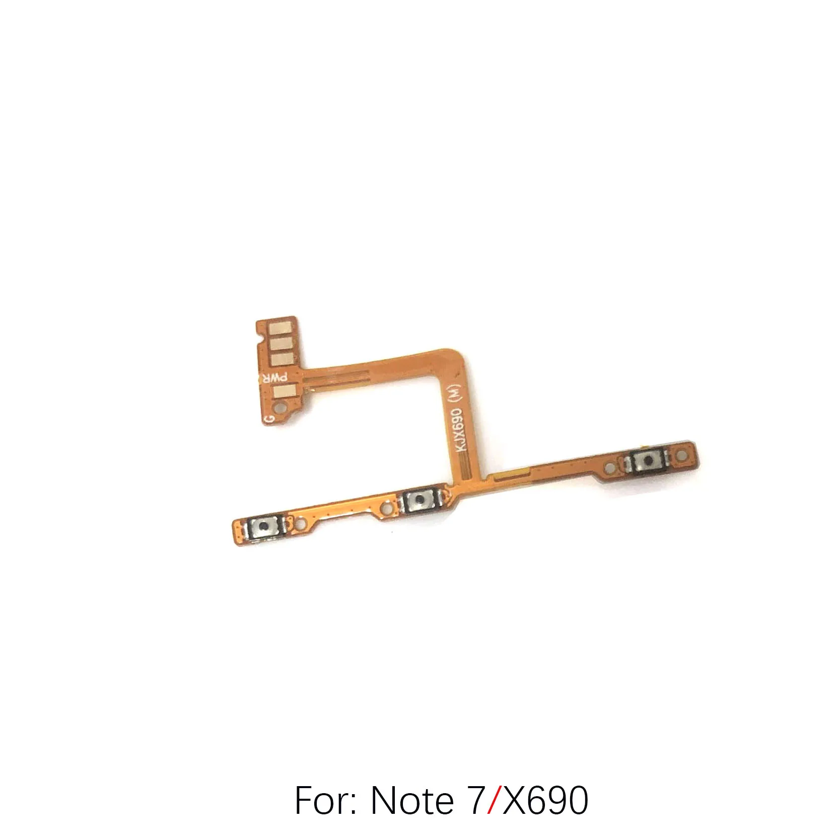 Гибкий кабель кнопки питания Voulme для infinix Note7 Note8 Note10 Note11 Note12 Note30 On OFF Боковые