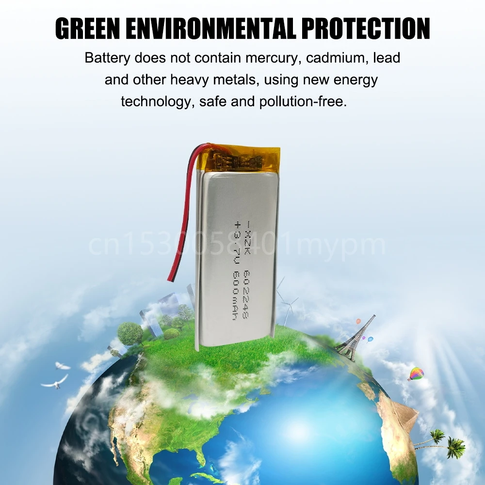 602248 600mAh 3,7 V LiPo литиевая полимерная аккумуляторная батарея для MP3 MP4 GPS PSP Bluetooth наушников (art.: 3920bfb3cc318) - 3920bfb3cc318