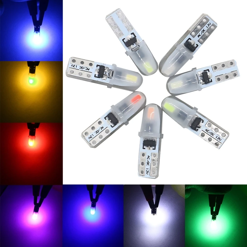 

Сигнальная лампа T5 3014-2smd 1,4 Вт, лампа для подсветки, лампы для чтения в помещении светодиодный 12V