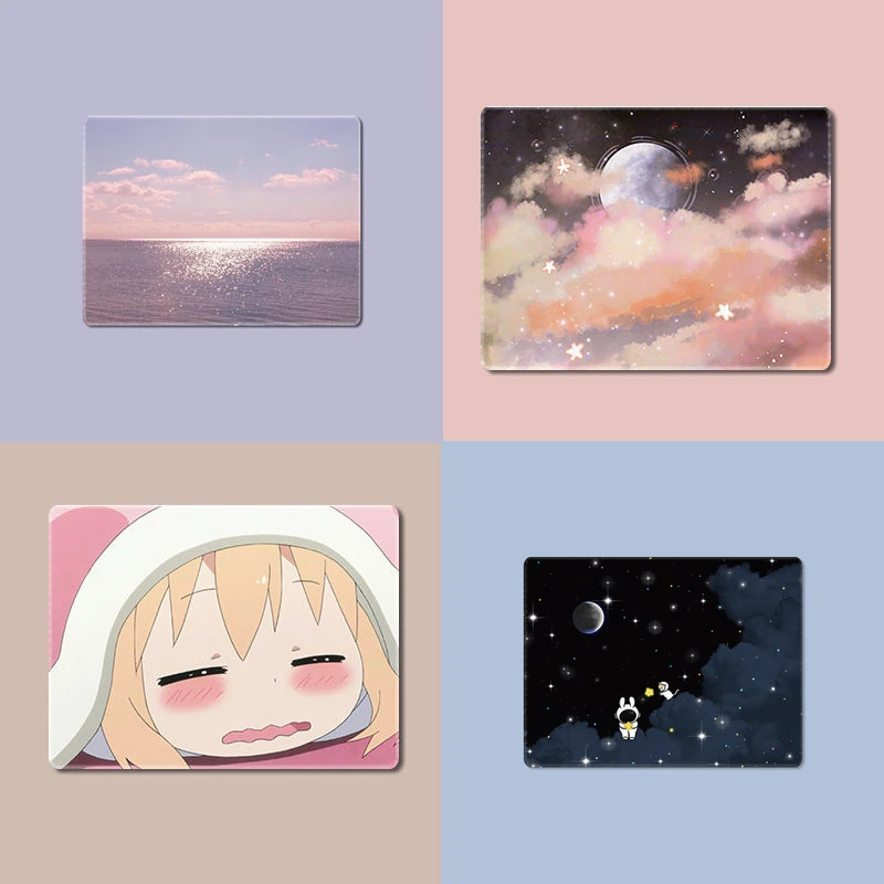 

Mouse pad girl heart cute student desk pad office keyboard mouse pad lock side large simple mat