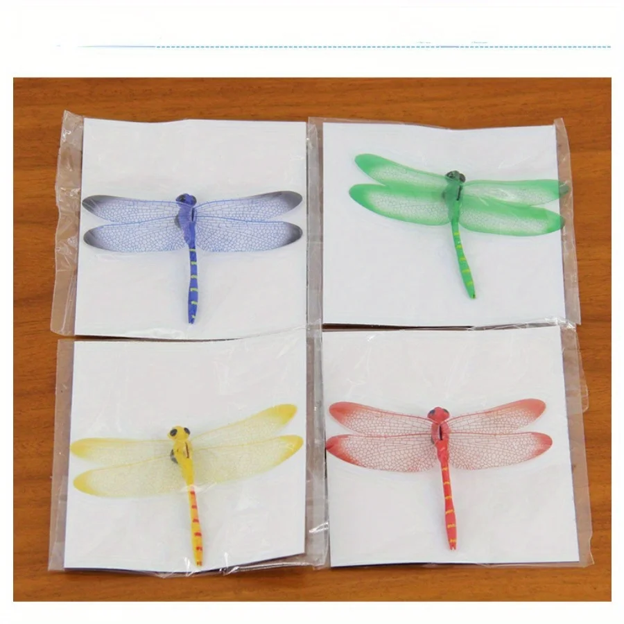 4 шт. магнитные ПВХ наклейки в виде стрекозы 8 5 см