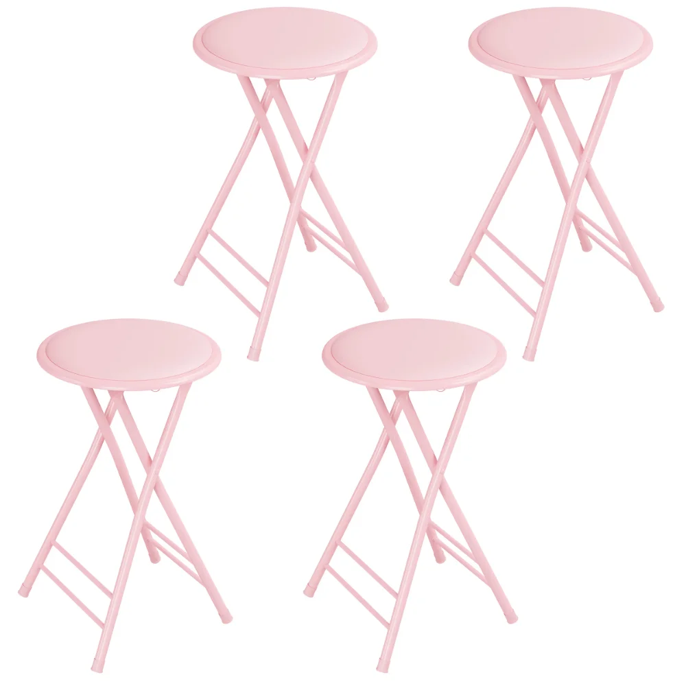 

Trademark Home Bar Stool, Pink, Set of 4