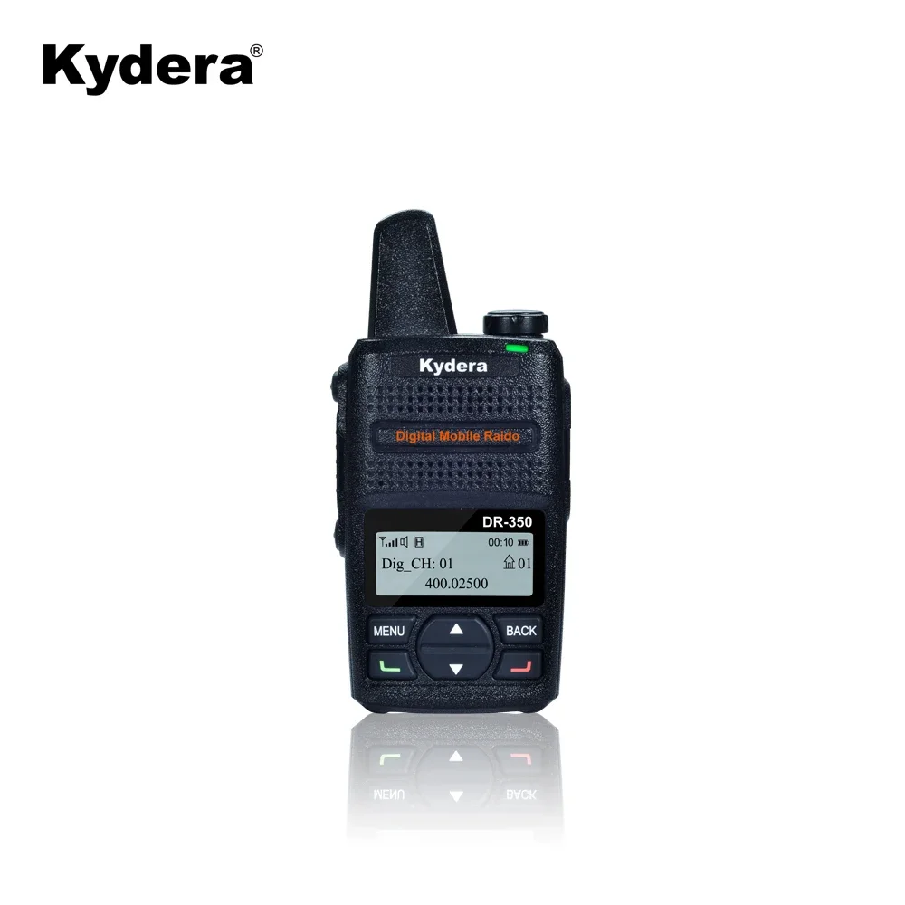 Kydera CE FCC ROHS сертифицированная 2 Вт DMR PMR 446 DR-360 Самая низкая мини-рация VHF UHF Waki Taki woik