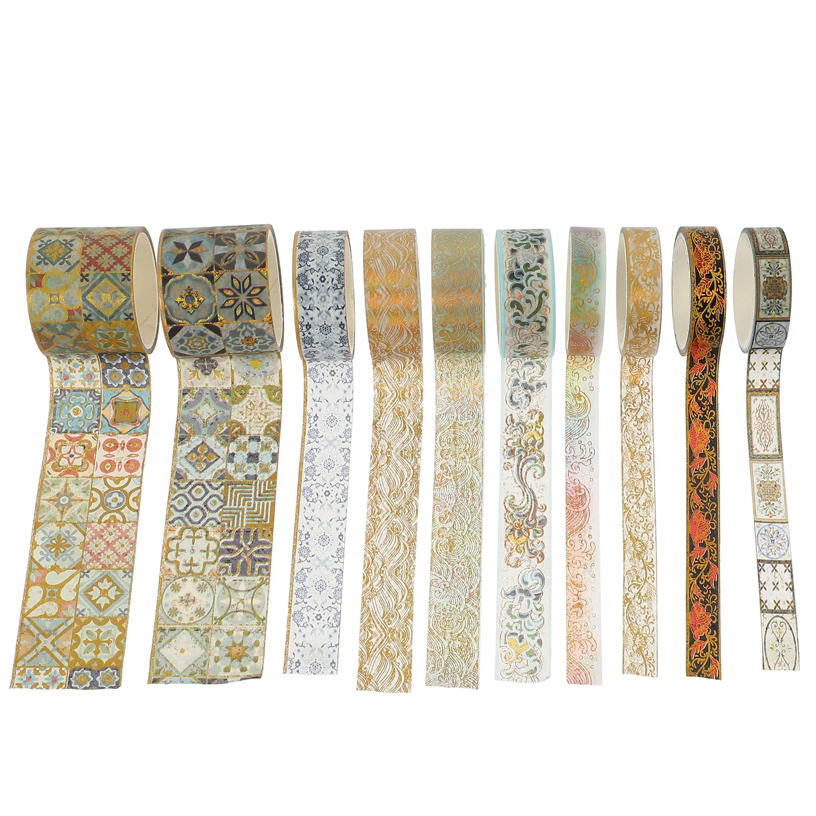 

Cute Washi Tape Washi Tape Decals Crafts Gold Stamping Printed Adhesive Tapes Self-adhesive DIY Making Stickers Scrapbook