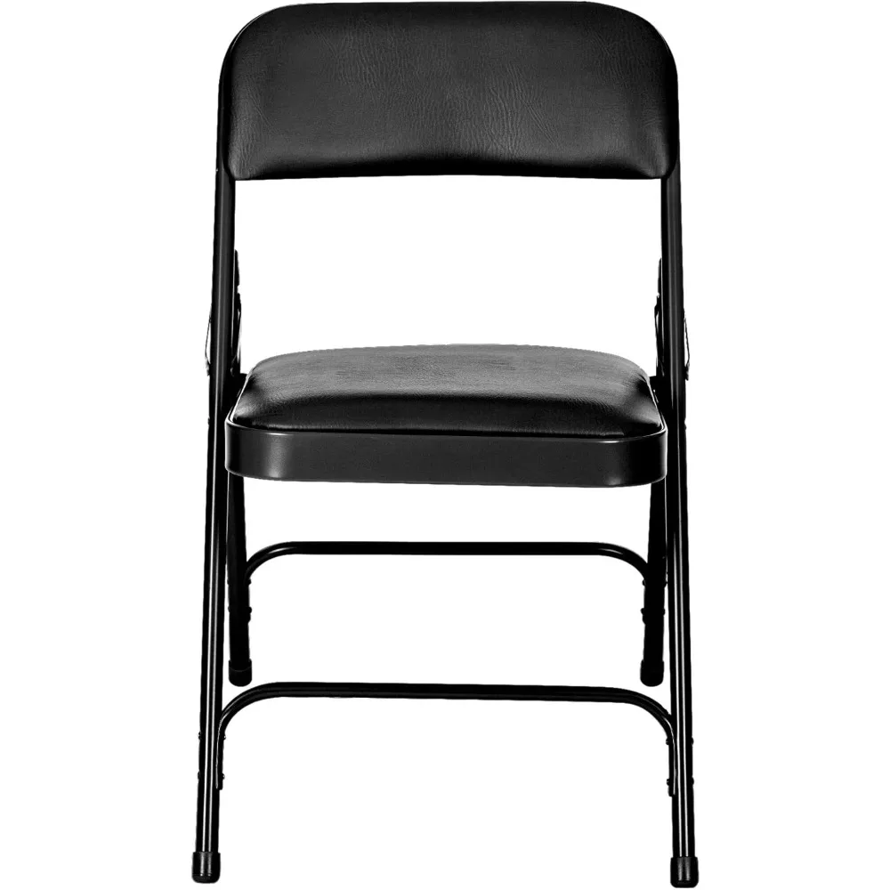 (4 шт.) складной стул с мягкой подкладкой черный цвет