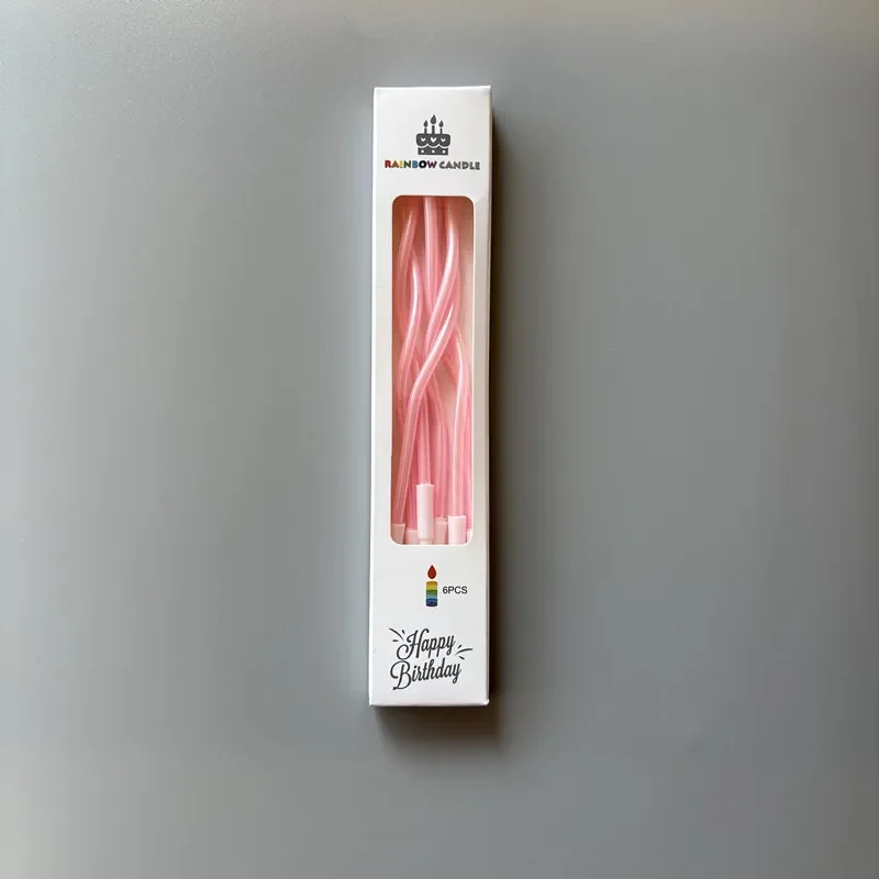 

Свечи изогнутые соевые 6 шт.