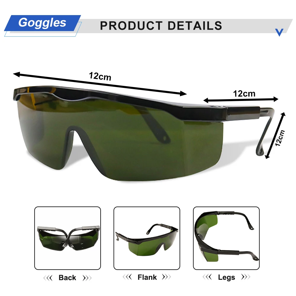 

Safety Laser Electric Marking Welding Engraving Goggles For Laser Glasses Laser Eye 200nm-2000nm Protective Tool Safety