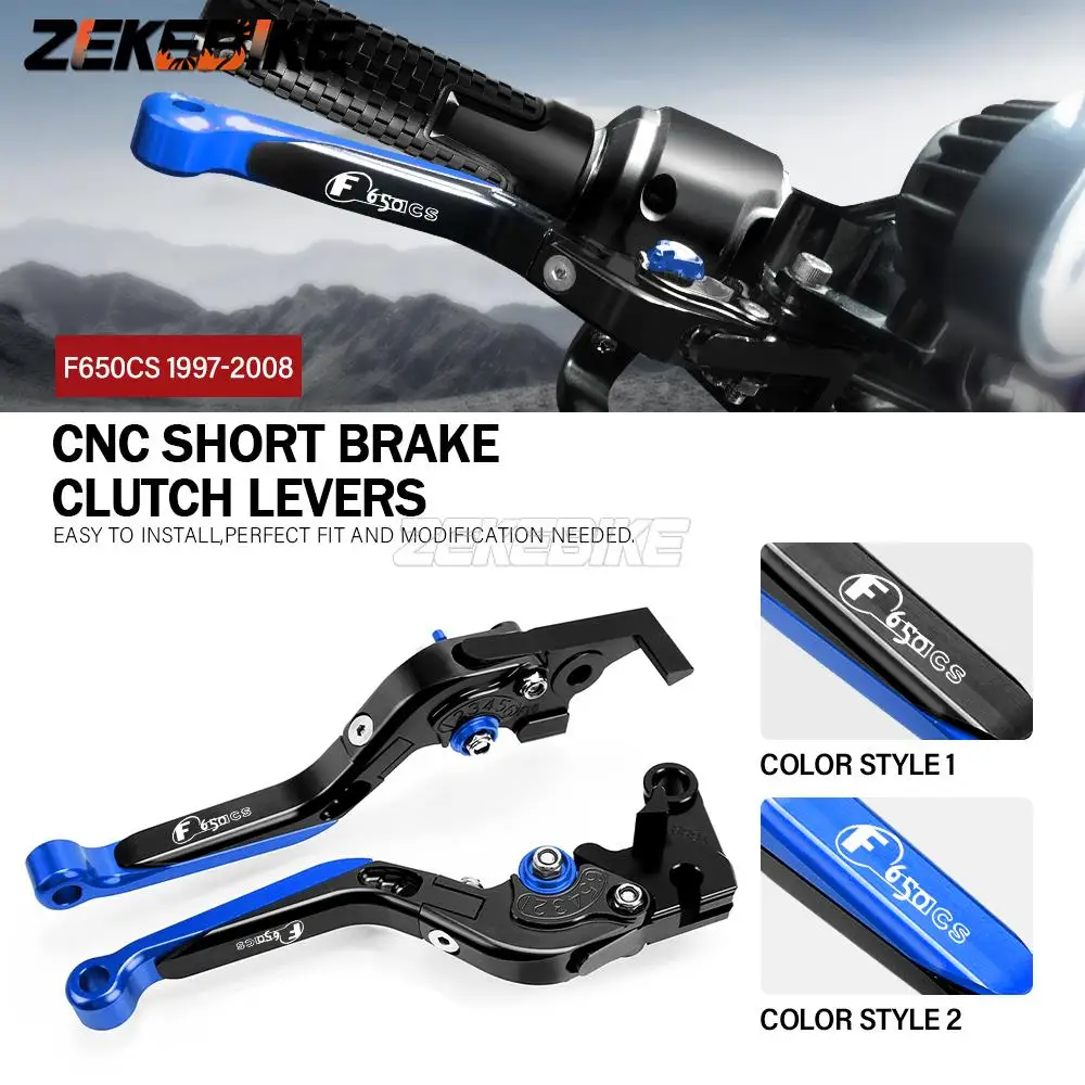 

FOR BMW F650CS F650 CS 1997-2006 2007 2008 Motorcycle Hand Brake Clutch Adjustable Levers Handle Folding Extendable Lever grips