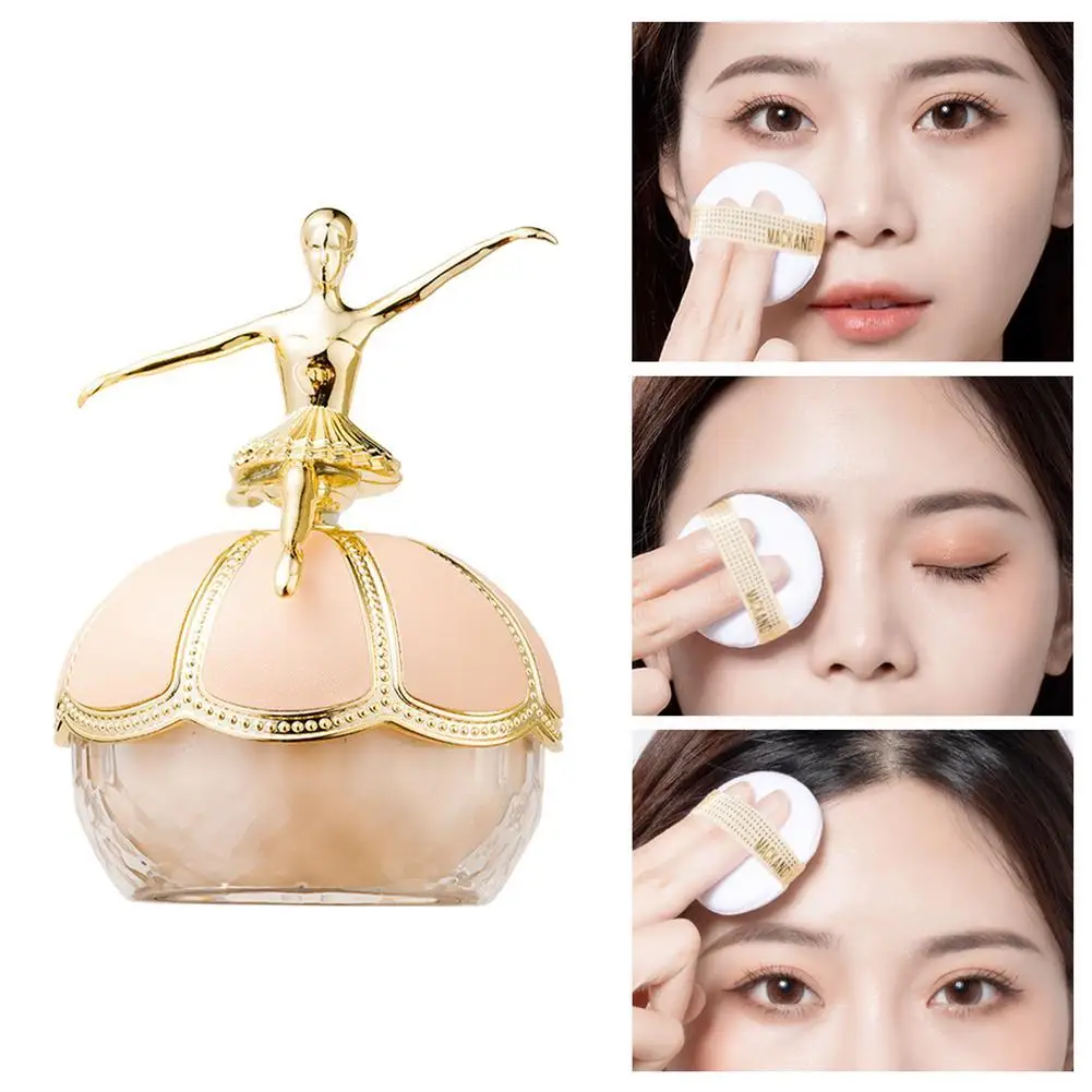 

Face Loose Setting Powder Foundation Mineral Waterproof Makeup Oil-control Professional Women's Cosmetic Private Label