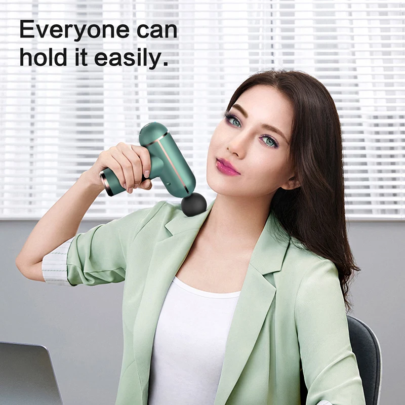 Пистолет Fascia Gun для массажа всего тела облегчения боли в мышцах портативный