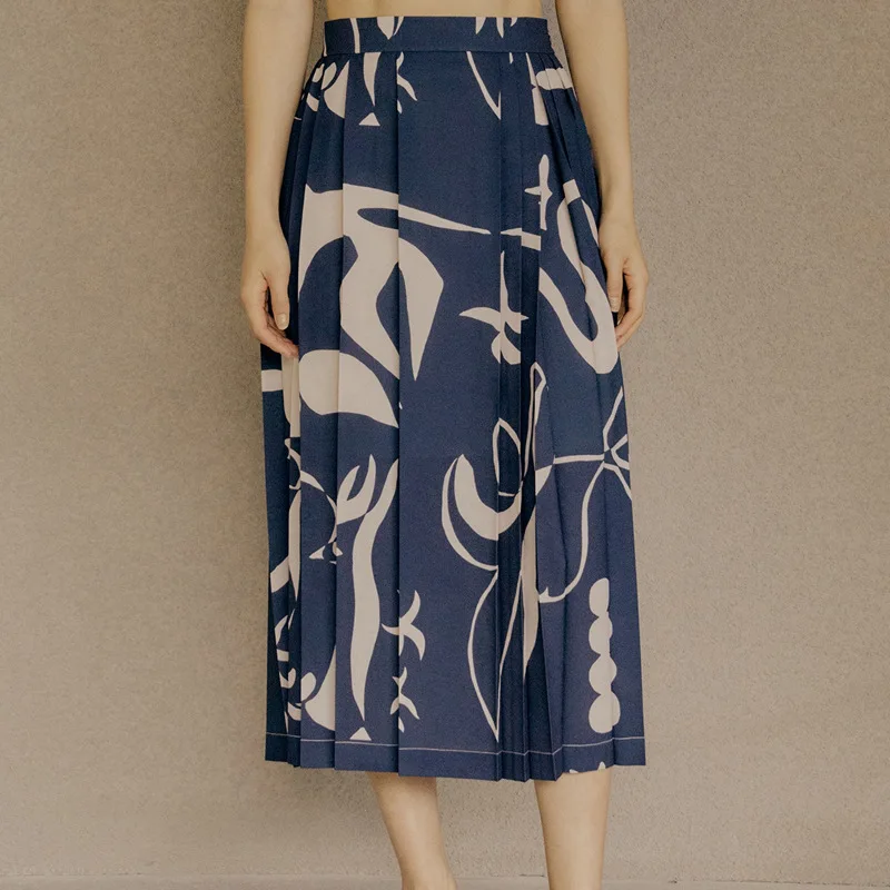 

Женская нишевая дизайнерская элегантная темпераментная модная облегающая длинная Высококачественная юбка в стиле богини