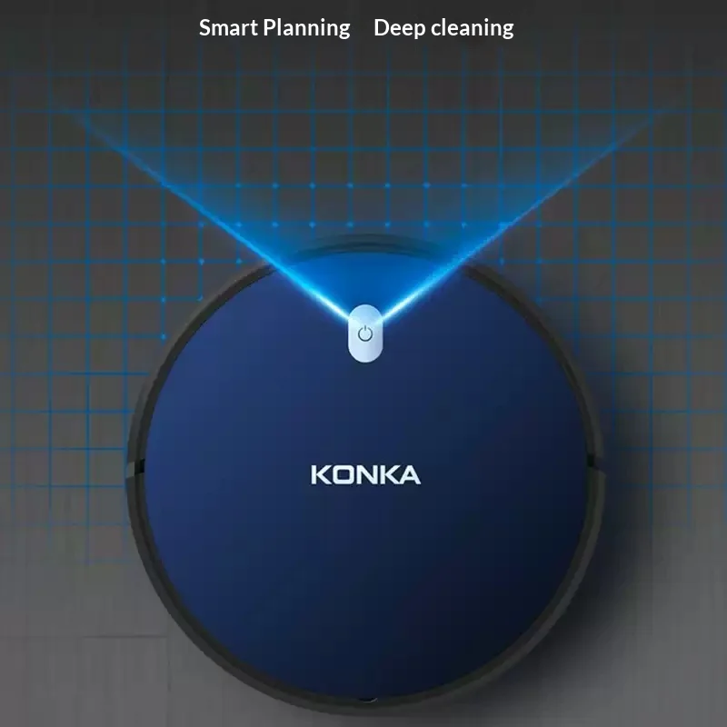Фото Робот-пылесос KANKA KC-VS53 с интеллектуальным планированием маршрута, функцией преодоления препятствий и двусторонней щеткой для сбора мусора №2