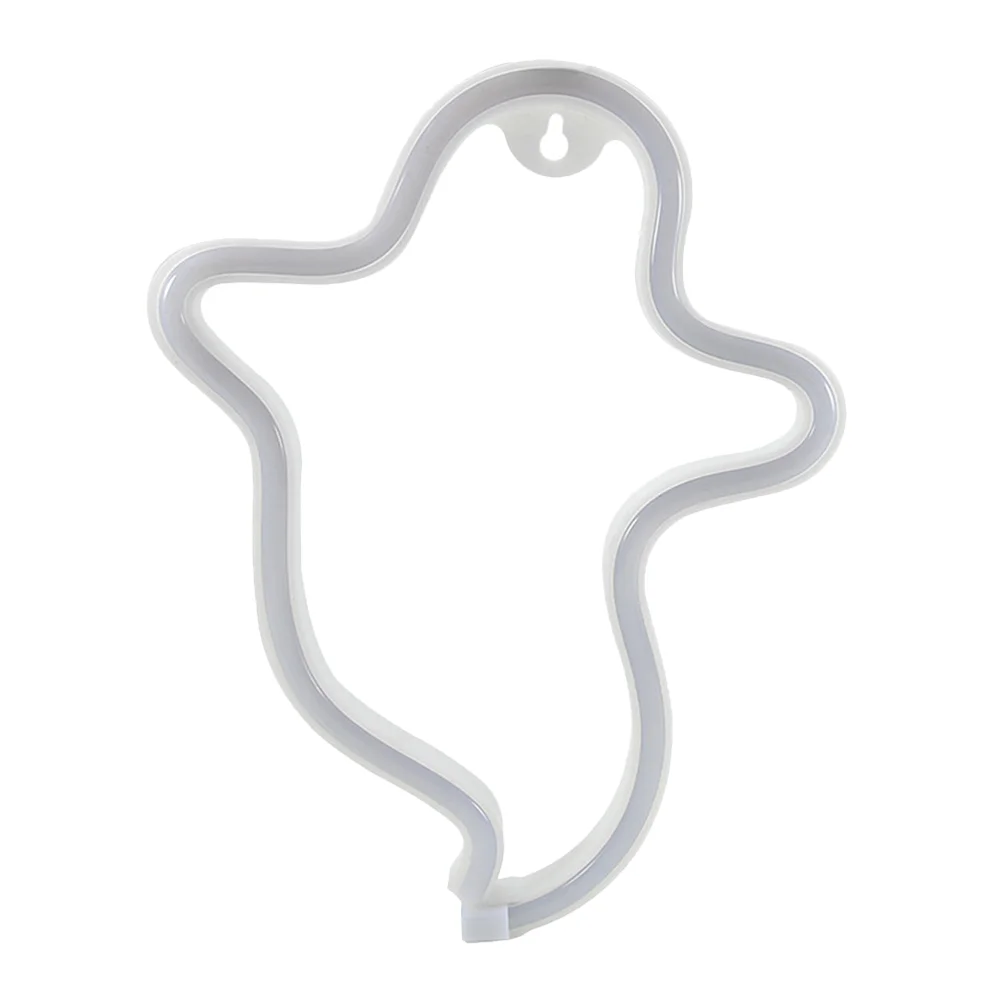 

Neon Ghost Led Signwall Lamp Night Lightssigns Decor Bedroom Decorative Decoration Shape Party Decorations Luminous Ornament