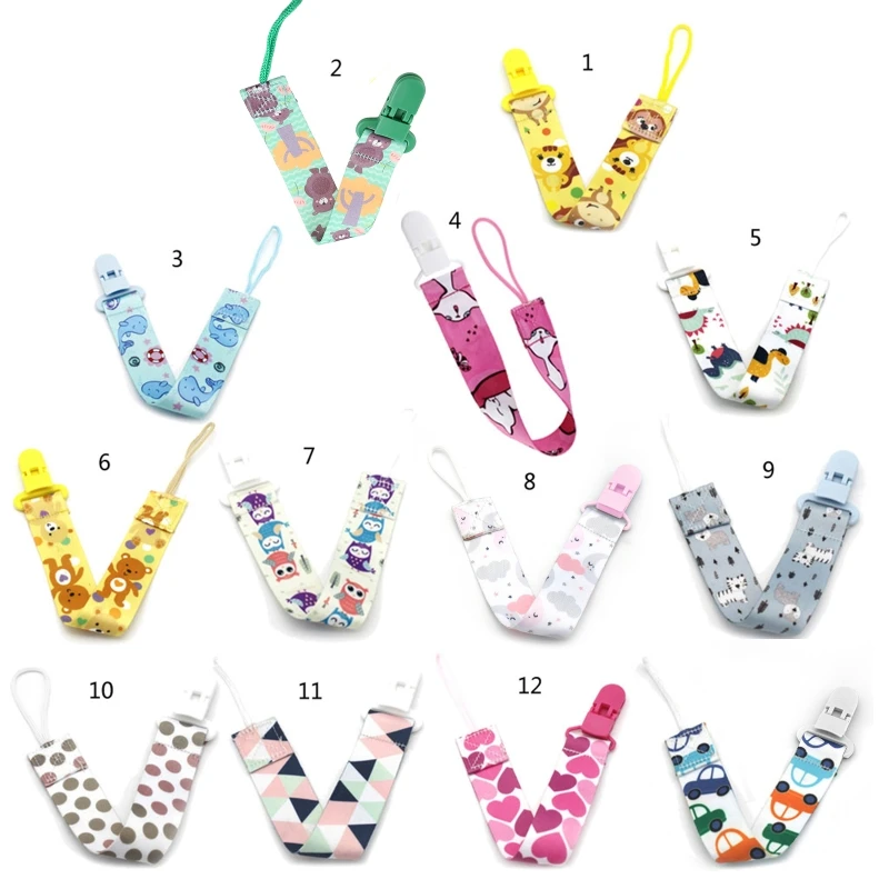 

Anti-lost Dummy Pacifier Soother Chain Multifunctional Lanyard Baby Clip Holder Cartoon Strap Lanyard Teething Toys