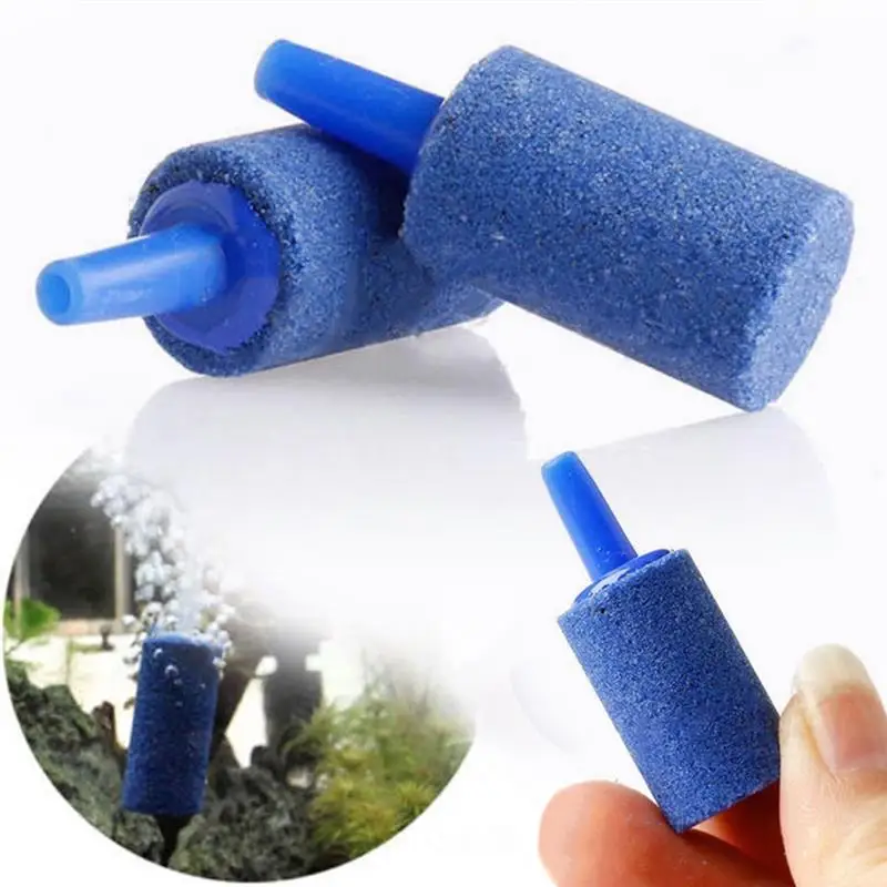 50Pcs Air Bubblers Compact Bubble Stones Aquarium Gas Stone Sand Fish Tank Oxygen Head Cylindrical Disk |