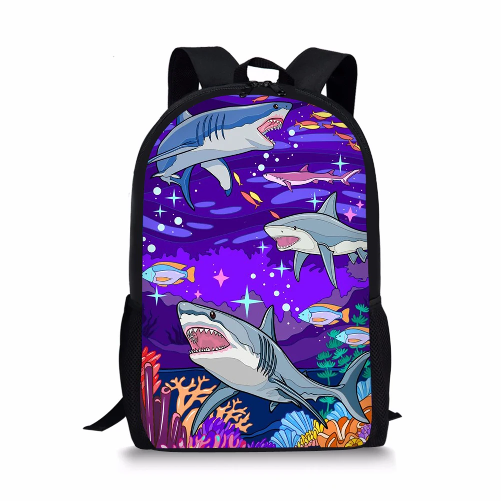 Seaworld Animal Style Print New Large Schoolbag Student School Backpack Waterproof Bagpack Capacity Primary Book Bags