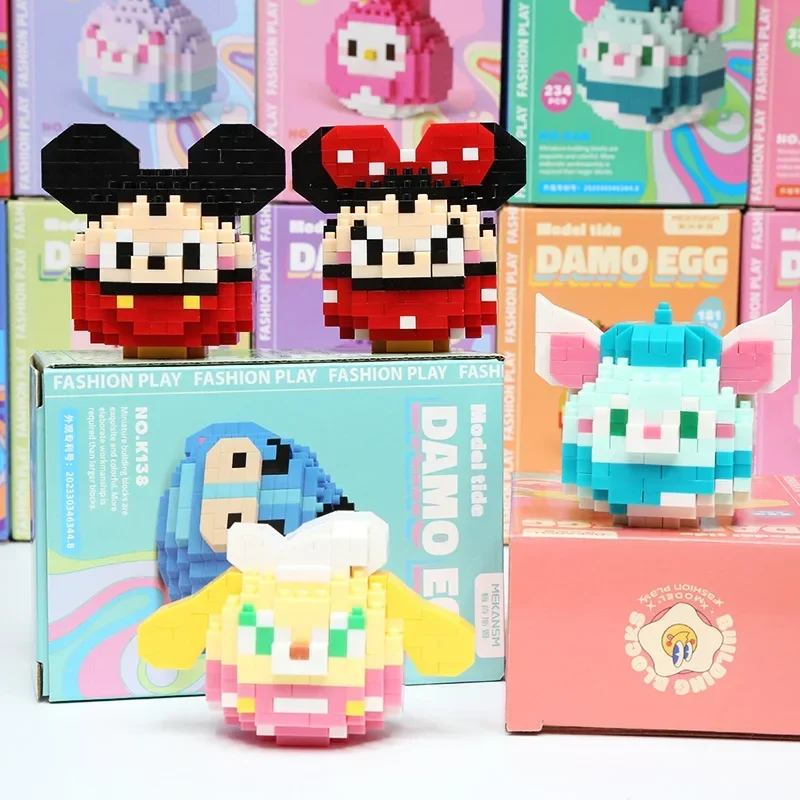 Disney 108 стиль стежка LinaBell Hello Kitty строительные блоки мультяшные фигурки принцессы