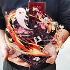 Аниме Фигурка Genshin Impact HuTao акриловая модель на подставке Plate Настольный Декор стоячий знак 20 см тонкий акрил