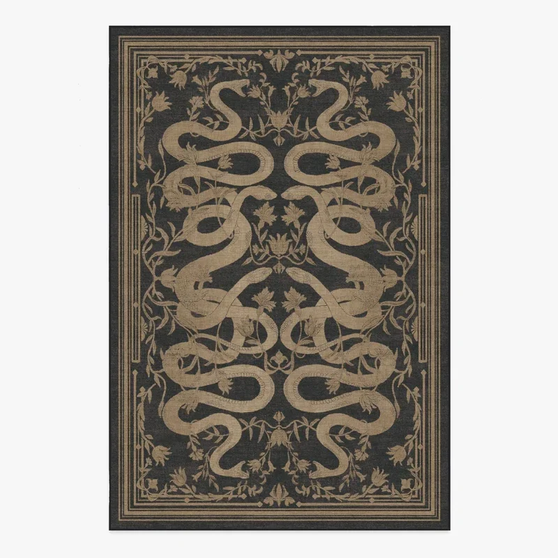 Ковер для гостиной, большой размер, прикроватный напольный коврик для спальни, машинная стирка, ковры, весенние цветы, растение, ретро, украшение для дома, ковер