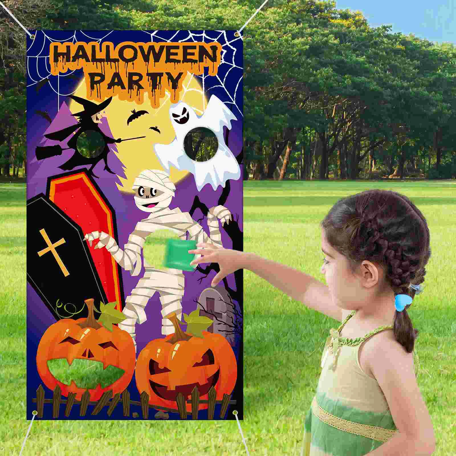 

1 Set Carnival Games for Kids Party Party Games Toss Game Banner Toss Game