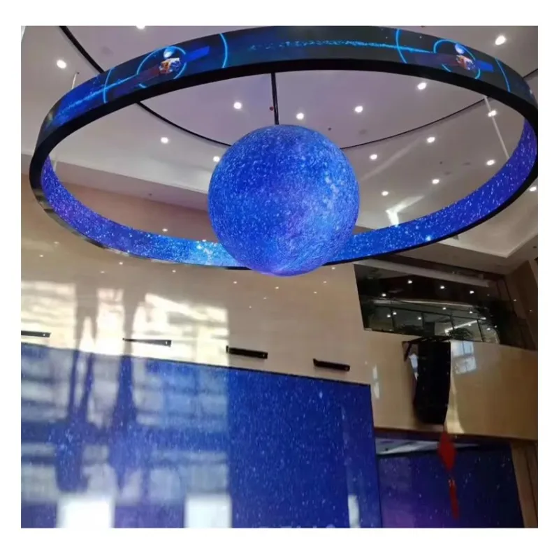 Фото Многодиаметровый 360-градусный °   Сферический LED-экран P2.5 с индивидуальной панелью для внутреннего и наружного коммерческого использования, декоративное оформление для помещений и улицы №4