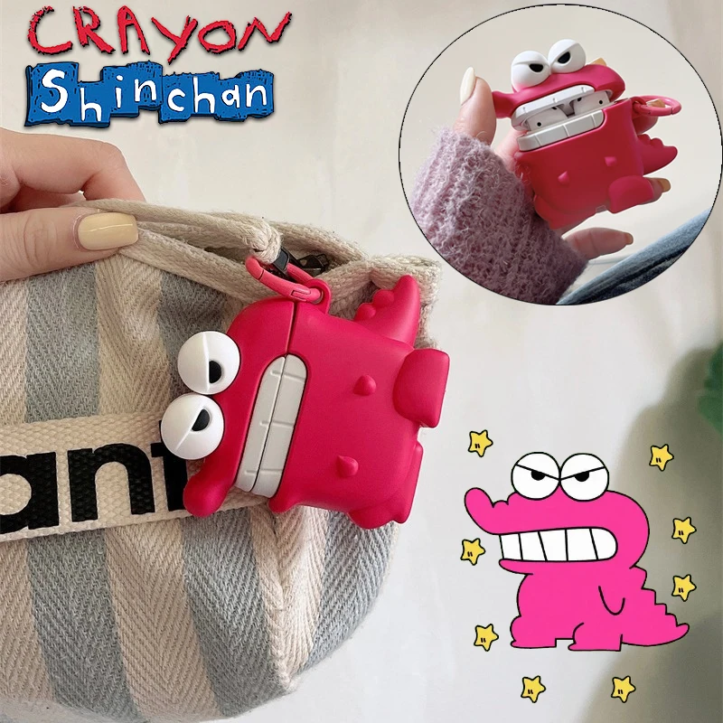 Crayon Shin-chan TOHATO 3D мультяшный Женский Для AirPods 1 2 3 3rd силиконовые аксессуары для