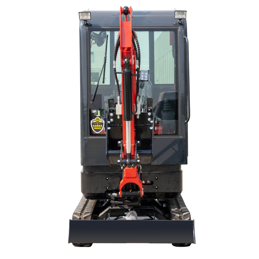 Imported Engine Mini Excavator 1800kg 2000kg Diggers with Closed Cabin For Export