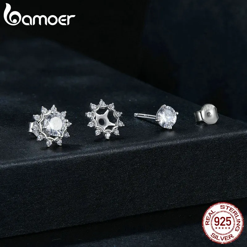 Женские серьги из серебра 925 пробы с бриллиантами