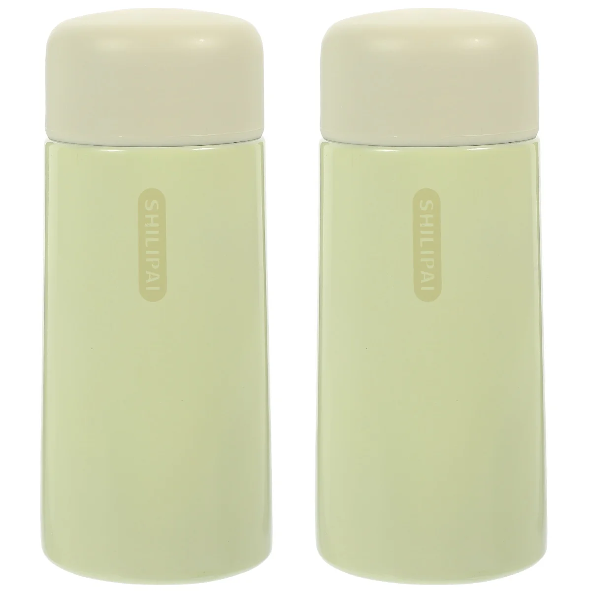 

2pcs Insulation Bottle Compact Drinks Carrier Outdoor Lidded Vacuum Cup Lidded Drinks Container