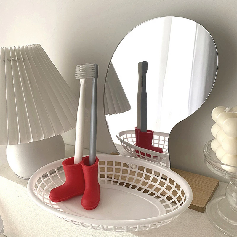 

Силиконовый держатель для зубных щеток, креативный органайзер для дождевых сапог, органайзер для зубных щеток, мультяшная подставка, стойка для хранения зубных щеток, Товары для ванной комнаты