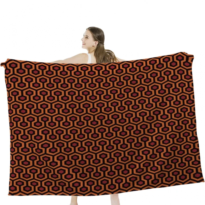 

Overlook Hotel Carpet Shining Stephen King Throw Blankets Airplane Travel Decoration Soft Warm Bedspread