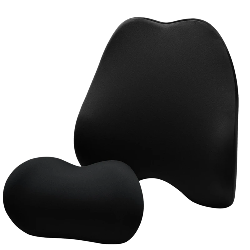

Car Headrest Lumbar Support Car Seat Cushion Car Memory Foam Slow Rebound Neck Pillow Car Pillow Waist Pad