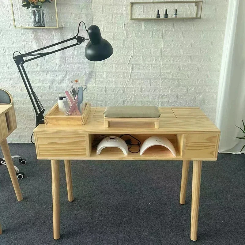 Японский ретро профессиональный маникюрный стол для салона красоты столы ногтей