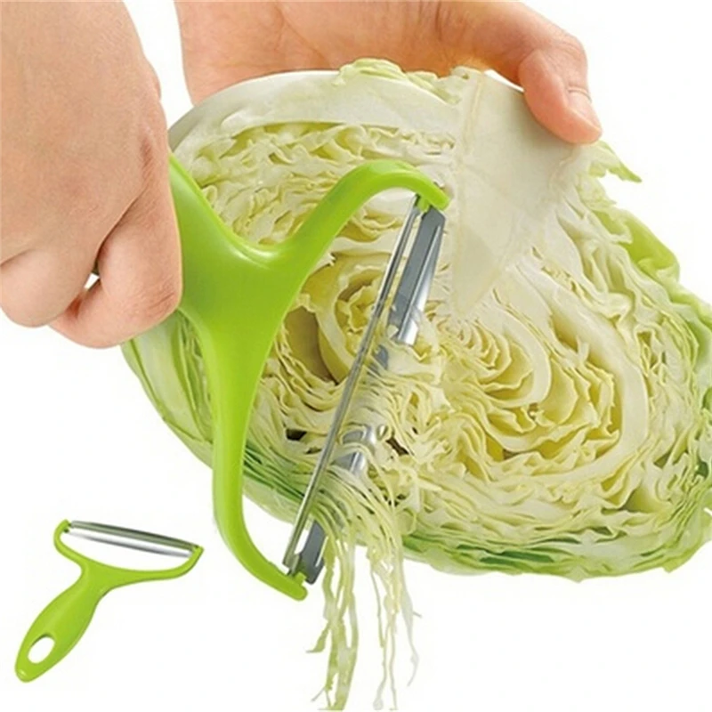 

Vegetable Potato Fruit Peeler Cabbage Grater Cutter Slicer Stainless Steel Blade Multifunctional Peeling Tool