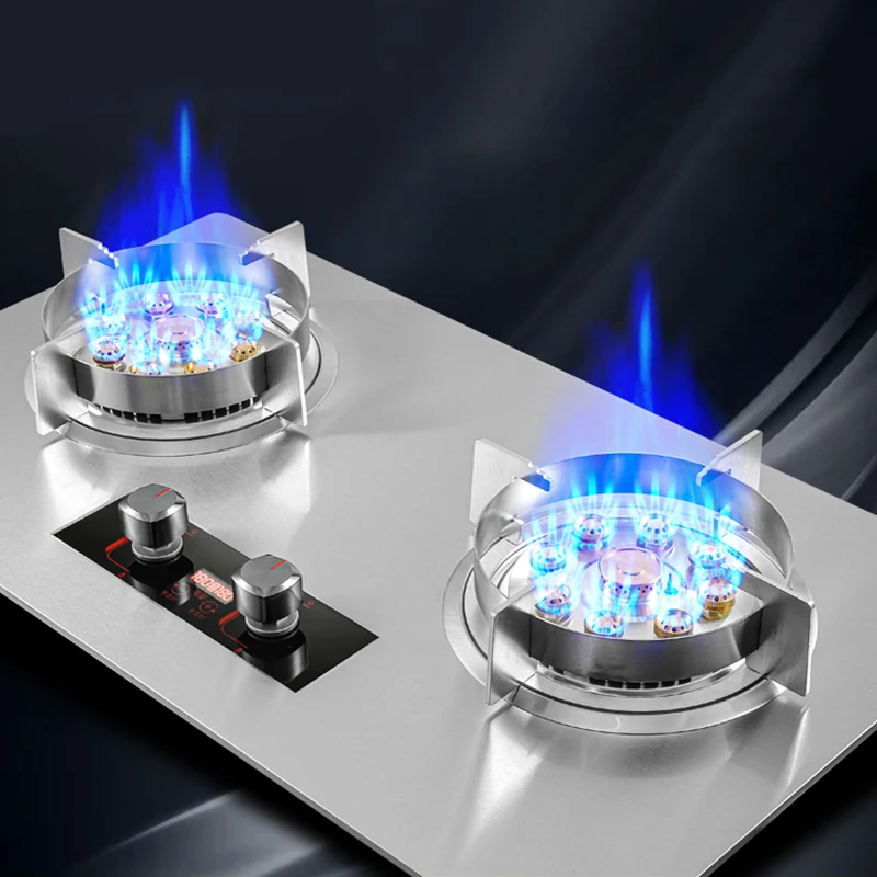 

Газовые панели двойного назначения, газовая варочная панель, плита с двойной головкой, 4,8-8,5 кВт, кухонная встраиваемая плита с природном газом/LPG, домашняя плита, настольная плита