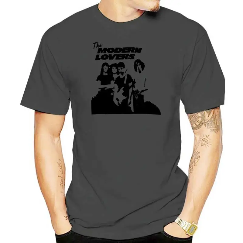 

THE MODERN LOVERS T Shirt Garage Punk Rock Talking Heads Iggy Pop Band Tee Tops wholesale Tee custom Environtal printed Tshirt c