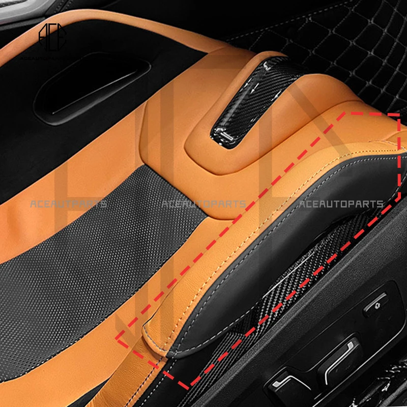 Фото G8X M Carbon Bucket Seat Bolster из натуральной кожи для BMW G87 M2 G80 G81 M3 G82 G83 M4 F90 M5 F92 M8 Интерьер №1
