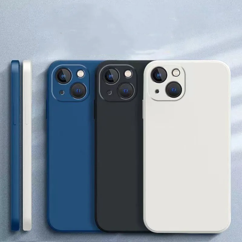 

Luxury Shockproof Bumper Silicone Soft Phone Case For iPhone11 12 13 14 Pro Max Mini X XR XS Back Cover Funda Coque Capinha Etui