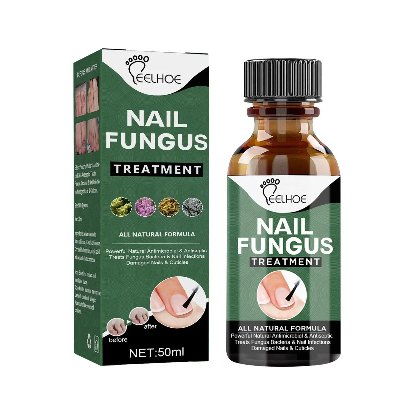 

50ml Nail Fungal Nail Repair Essence Serum Treatment Fungus Removal Care Anti Infection Onychomycosis Paronychia Foot Gel N V5Z3