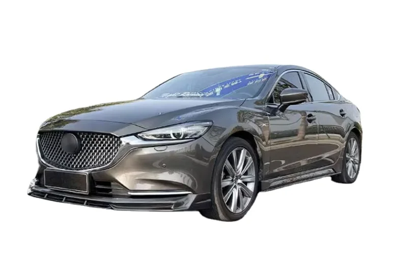 Высококачественный яркий черный бампер ABS для Mazda 6 Atenza 2020 2021 2022 + передняя губа