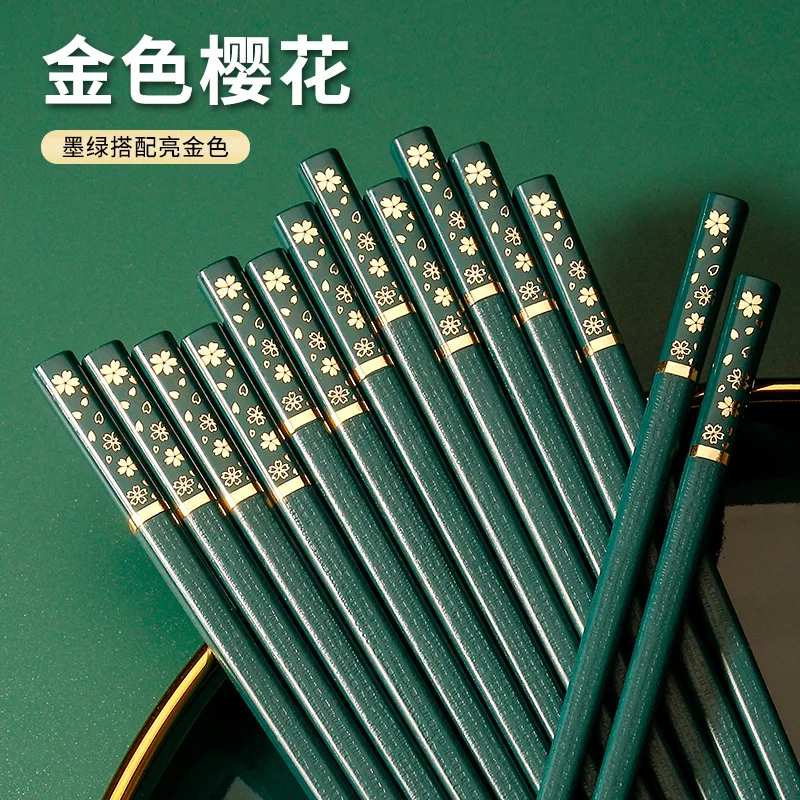 

Good-looking Nordic Instagram Style Alloy Chopsticks Household High-Grade High Temperature Resistant