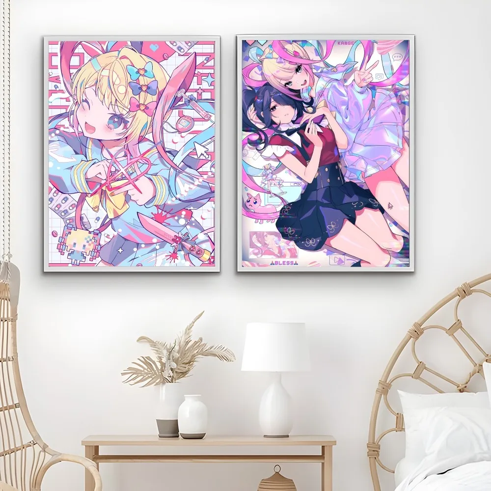 Anmie N-Needy Girl O-Overdose игровой постер липкий настенный художественный принт