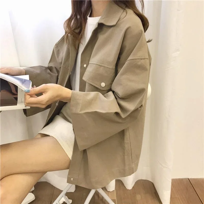 Куртки женские однотонные офисные популярные универсальные индивидуальные
