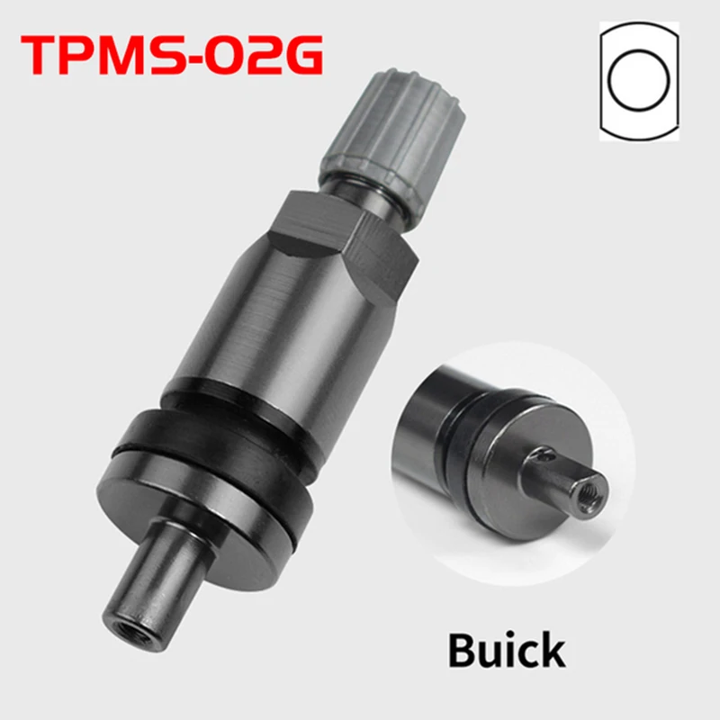 

TPMS-02H Шины Клапаны для Buick Cadillac Chevrolet Raptor Mondeo GMC Volvo алюминиевый сплав автомобильный клапан Стволовые Шины Датчик комплект клапанов