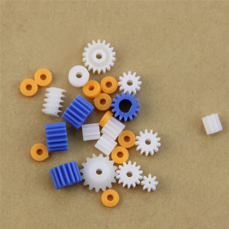 

16 Kinds Shaft Gears Spindle Gears Gear-B 2MM 2.3MM 3MM 3.17MM 4MM Worm Plastic