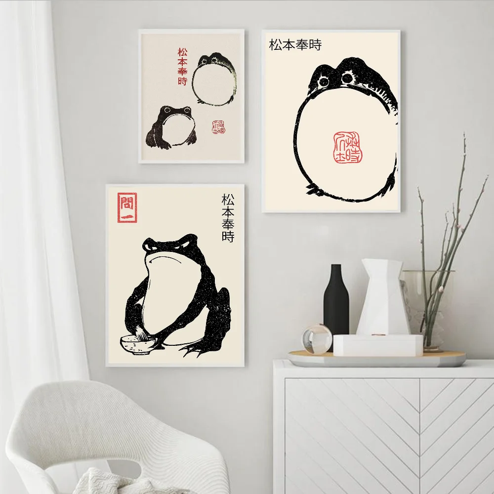 Matsumoto Hoji Frog классические постеры с фильмами винтажный декор для комнаты бара кафе